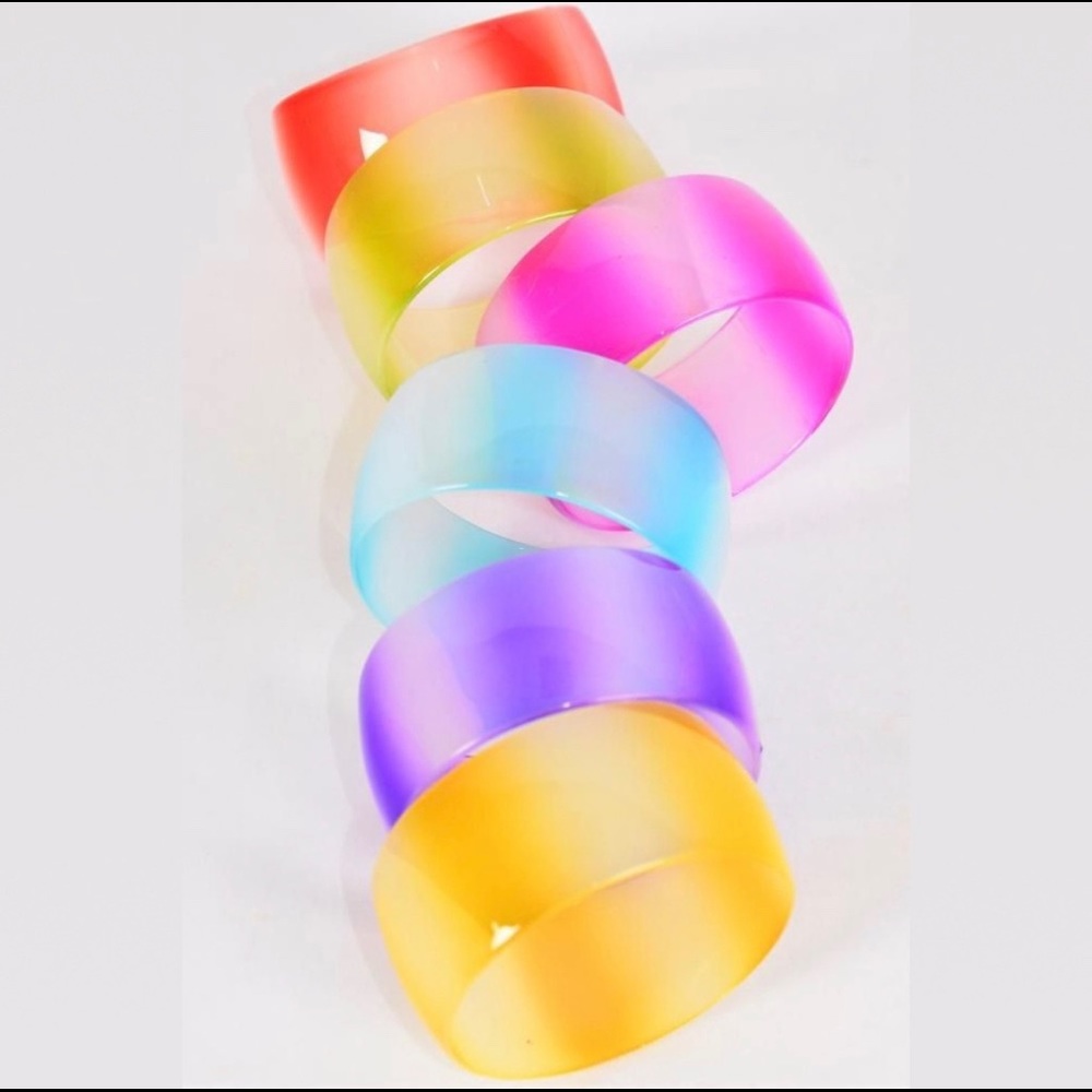 Acrylic Bangle Bracelets